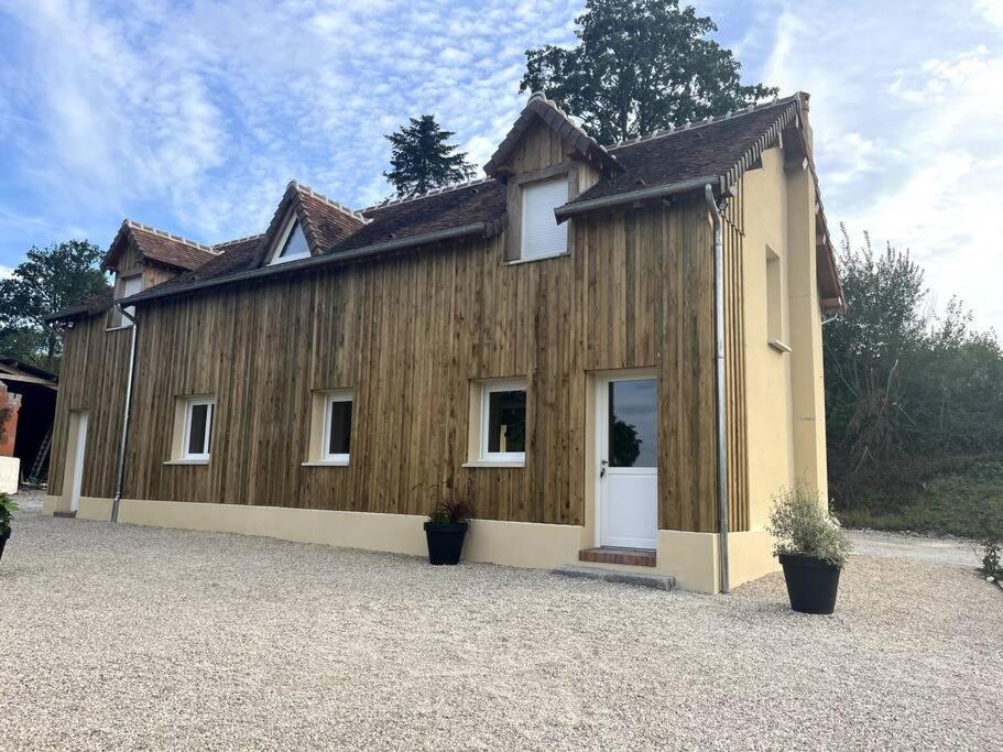 La Maison Du Perche Avec Jacuzzi Saint-Martin-des-Pezerits Esterno foto